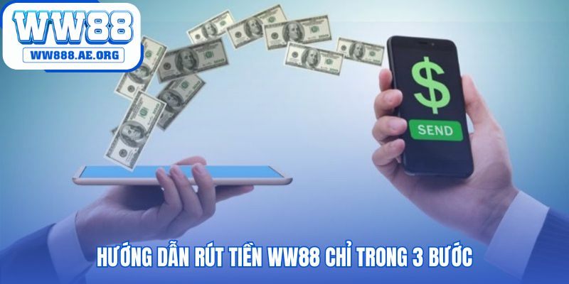 Quy trình rút tiền WW88 với 3 bước chuyển quỹ đến xác nhận