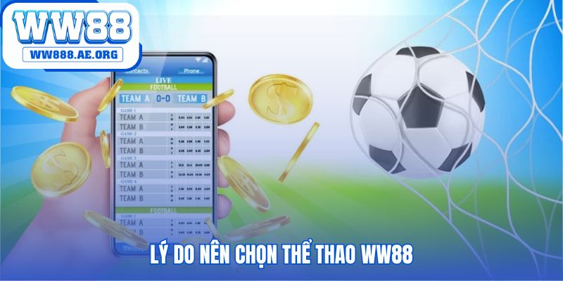 Tỷ lệ cạnh tranh sảnh đa dạng là lý do chọn thể thao WW88