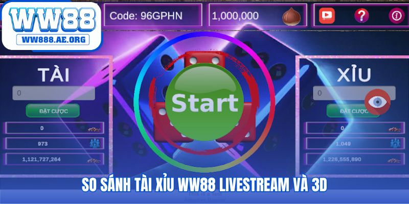 So sánh tài xỉu WW88 giữa trải nghiệm thật và tốc độ cao