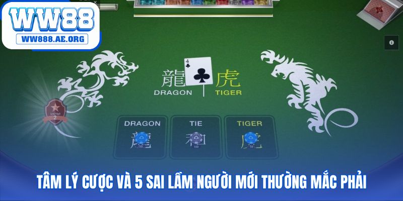 Tâm lý vững vàng giúp tránh các sai lầm cá cược phổ biến