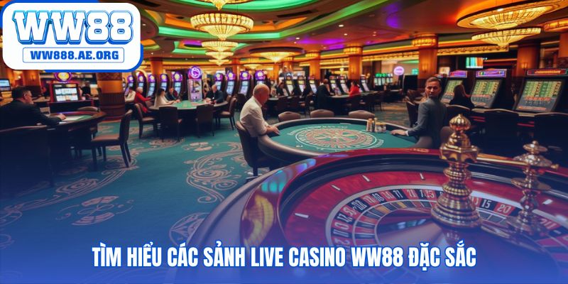 Các sảnh live casino WW88 đa dạng từ đối tác danh tiếng