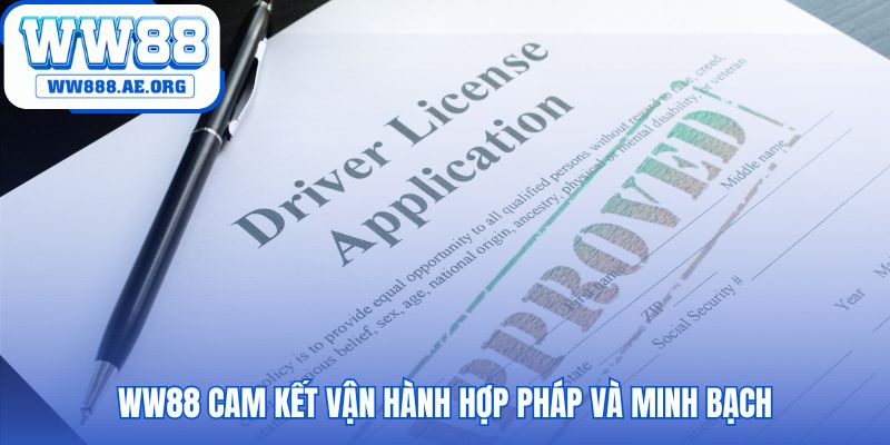 Cam kết vận hành hợp pháp thể hiện qua bốn nguyên tắc chính